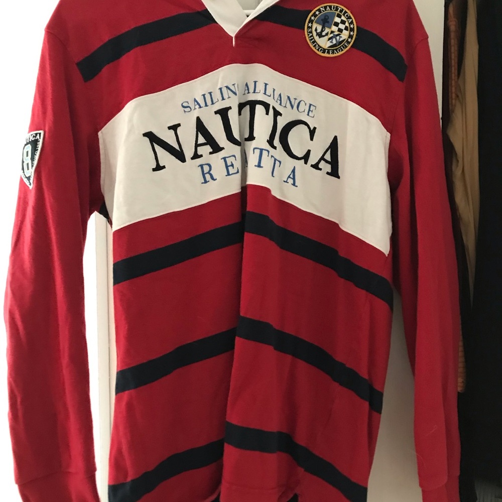 Vintage Nautical Rugby Polo- M